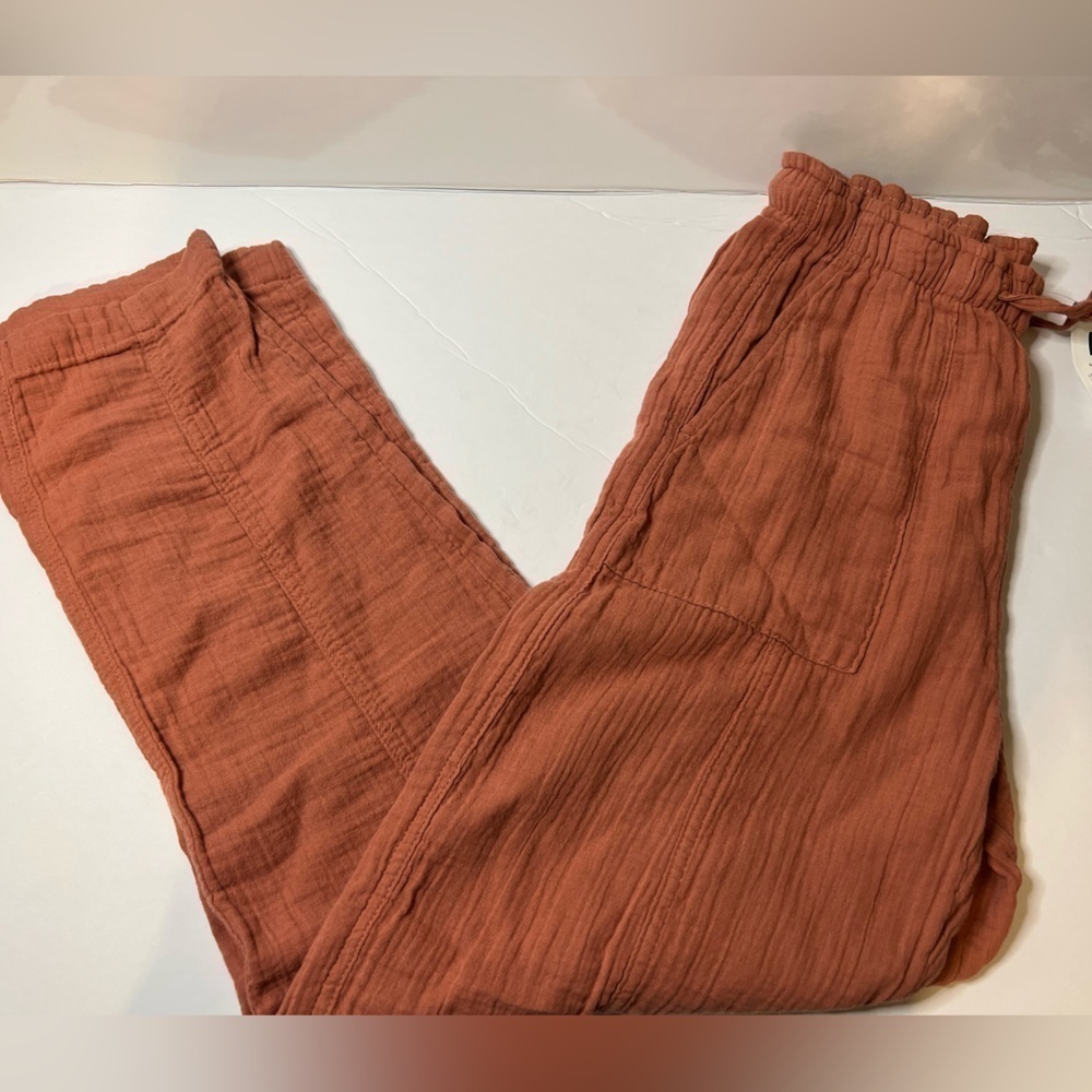GAP gauzy Rust Pants NWT
